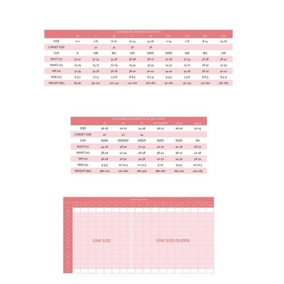 🦋B2G1🦋DREAMGIRL Stretch Mesh & Heart Printed Striped Elastic Garter Slip PLUS 1X - Picture 5 of 6